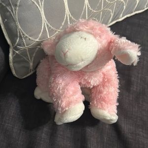 Baby Gund  Winkey Lamb Lovey with rattle inside